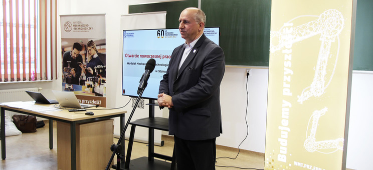 Wystąpienie dziekana WMT prof. A. Trytka,