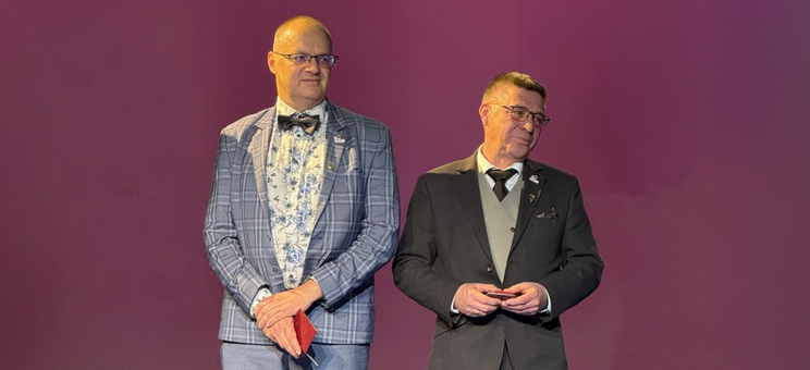 Od lewej: dr inż. A. Stec, dr inż. G. Błąd, 