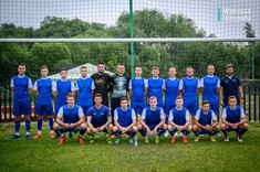 Reprezentanci Politechniki Rzeszowskiej w finale Akademickich Mistrzostw Polski w Piłce Nożnej.